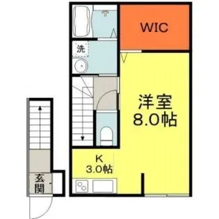 k-ideal久留米 I【2階】の間取り