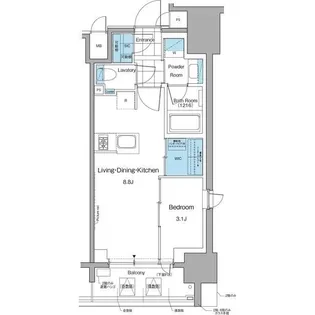 東京都文京区本郷3【マンション】の間取り