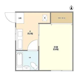 コーポ・リリー【1階】の間取り