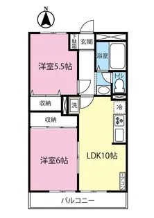 カサグランデMOTOKI【2階】の間取り