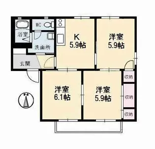 グランシード C棟【1階】の間取り