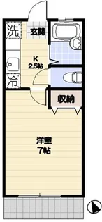 グリーンコーポ【1階】の間取り