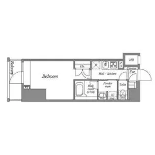 ACP Residence 亀戸【10階】の間取り