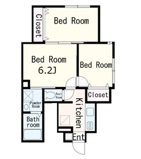 セブンパレス【1階】の間取り