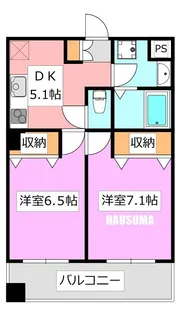 東京都足立区江北6【マンション】の間取り
