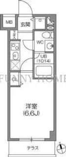 ガーラプレイス八幡山壱番館【1階】の間取り