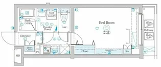 プレセダンヒルズ中板橋【1階】の間取り