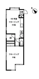 コマンサバ田園調布【1階】の間取り