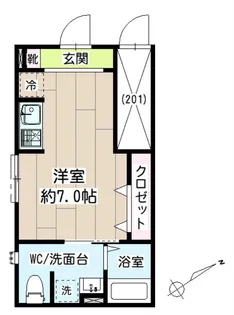 リブレスト横浜戸部【1階】の間取り