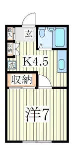 リバティー21【1階】の間取り