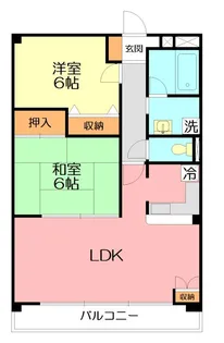 アーク本厚木【4階】の間取り