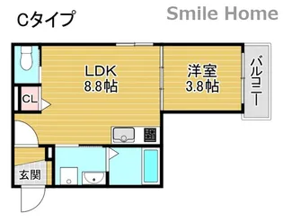 F asecia algol【1階】の間取り