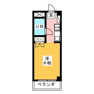 シャトー川島【3階】の間取り