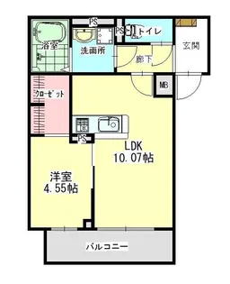 Aqua Louis Mer【1階】の間取り