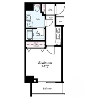 東京都江東区亀戸8【マンション】の間取り