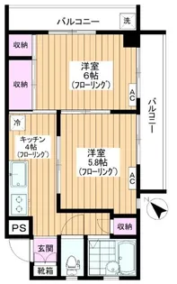 コープワタナベ【2階】の間取り