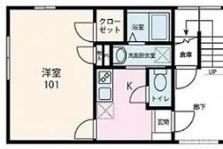 ピースコート目白【1階】の間取り