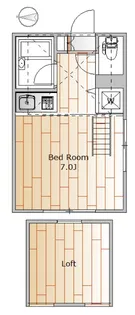 アワーズM【2階】の間取り
