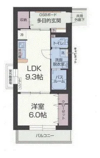 SUN TOGARI【1階】の間取り