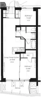 代々木参宮橋テラス【3階】の間取り