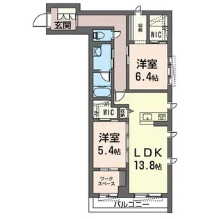la mont II (ラモントII)【3階】の間取り