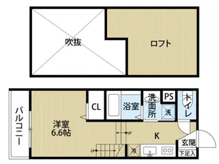 Fy-style箱崎【2階】の間取り