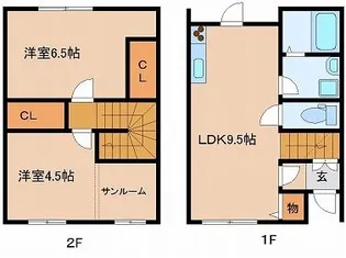 スライヴ清水町Iの間取り