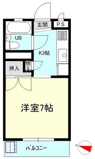 横田マンション【3階】の間取り