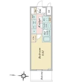 BPRレジデンス丸の内【3階】の間取り