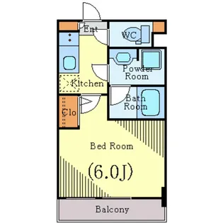 ガーラ・アヴェニュー渋谷【7階】の間取り