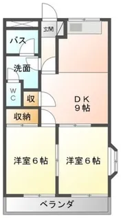 セントラルハイツ海老名【1階】の間取り