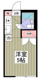 サニーサイド三田南A【1階】の間取り