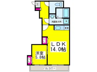 アネックス寿【2階】の間取り