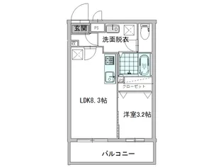 アネモス【2階】の間取り