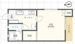 池本アパート【2階】の間取り