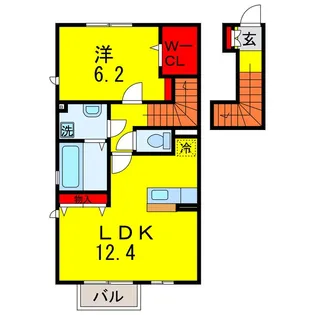 グランシャリオ【2階】の間取り