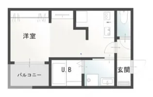 the alpha prime 倉吉駅前【1階】の間取り