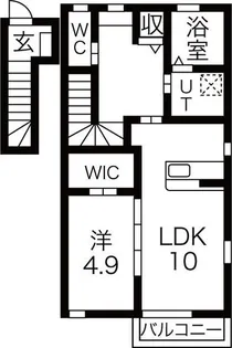 ラ・ルーチェ【2階】の間取り