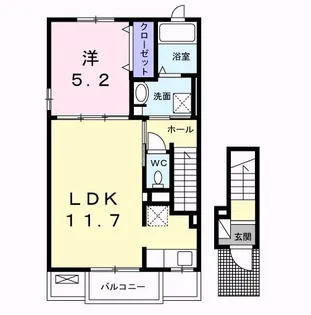 ベル エポック【2階】の間取り