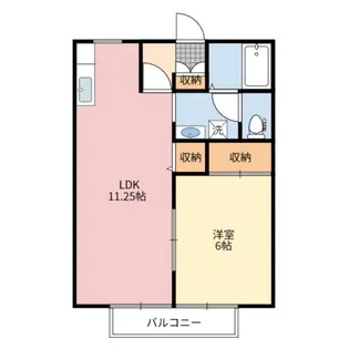 オーランド犬伏【2階】の間取り