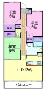 ハイツマロニエ今泉【3階】の間取り