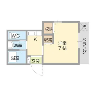 ソラリア湖山【2階】の間取り