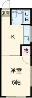 サンホワイト森山【2階】の間取り