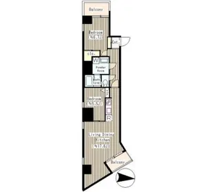 レジデンス本郷アコマ【6階】の間取り