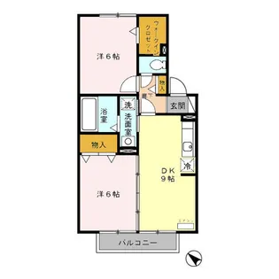 プロヴァンス南太閤山【2階】の間取り