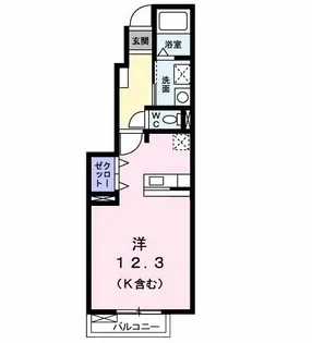 アルカンシエル【1階】の間取り
