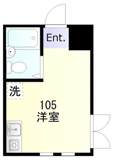 ドミシルAya拾伍番館【1階】の間取り