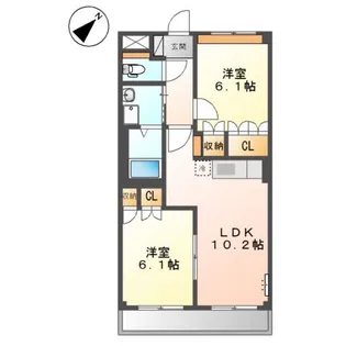シファー【2階】の間取り