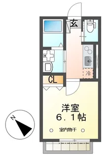 メゾンアヴァンス【1階】の間取り