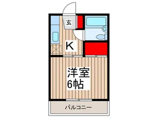 サンハイツ【2階】の間取り